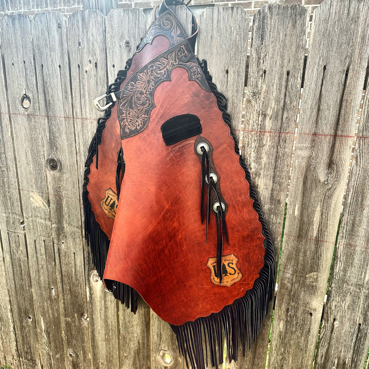 Samurai Chaps Custom Adult Chaps – Jill Bean Leather Customs