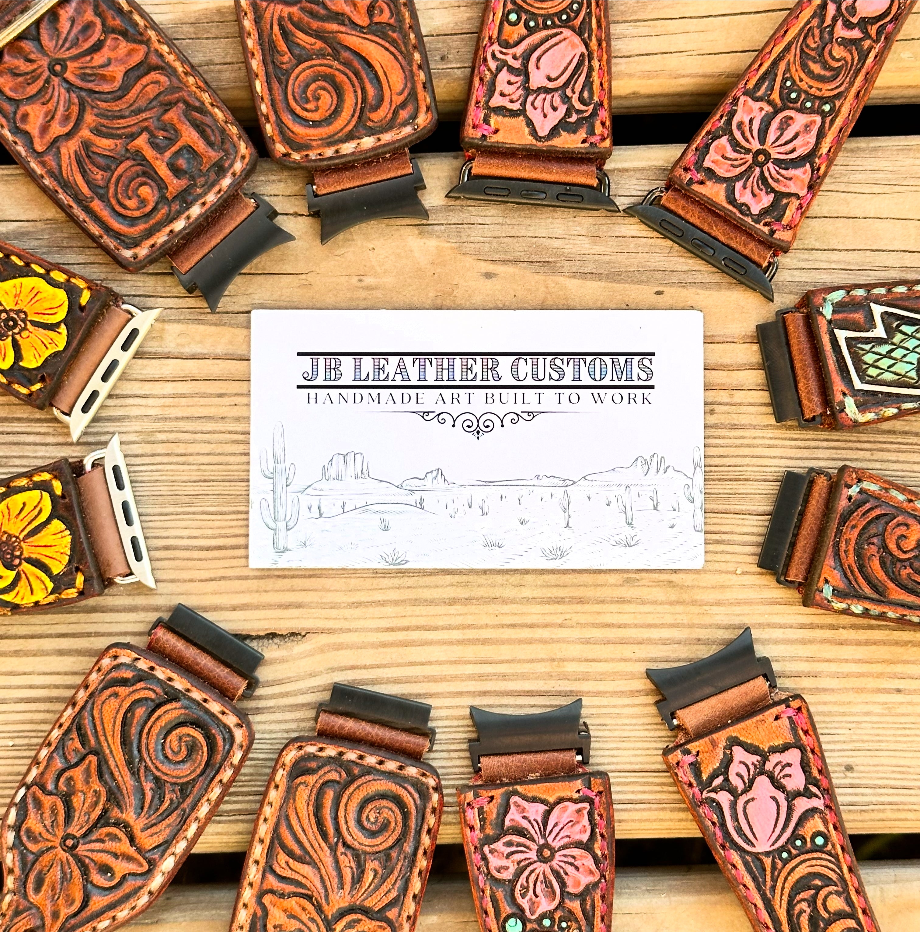 Custom Smart Watch Band – Jill Bean Leather Customs