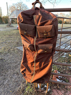 Custom Leather Garment Bag