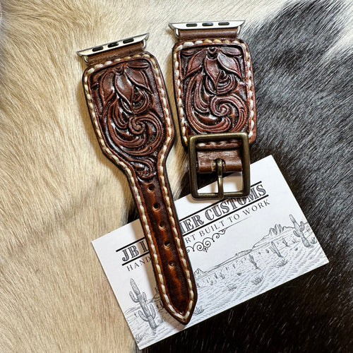 "The Dakota" Spur Strap Style Leather Watch Band