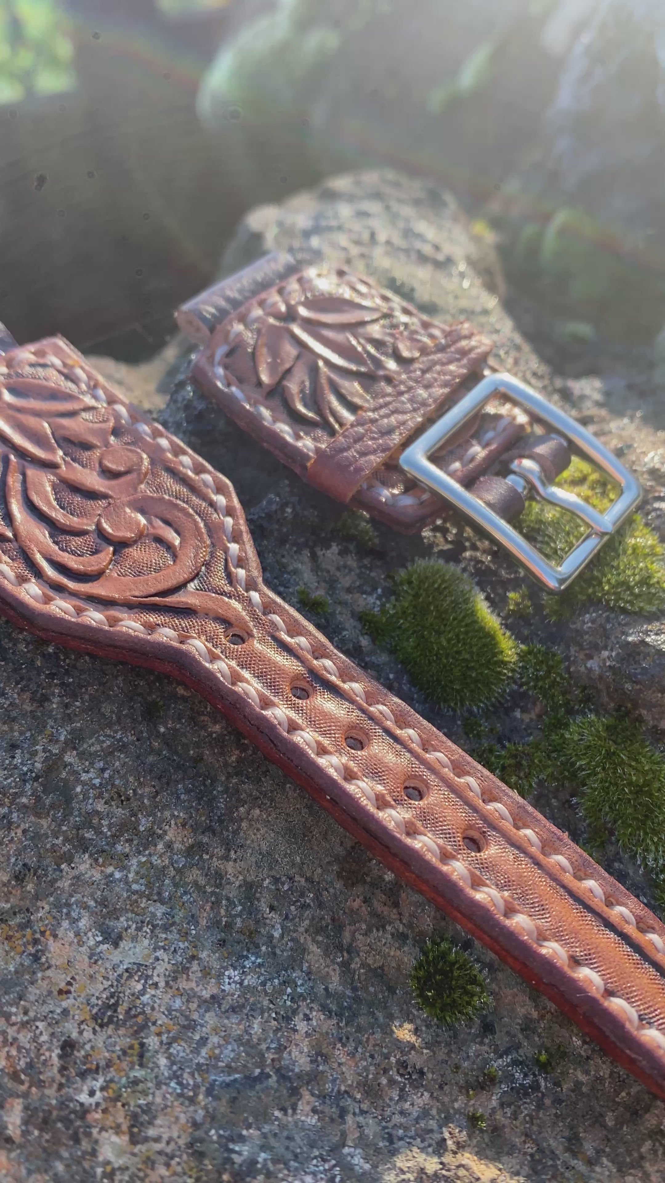 "The Dakota" Spur Strap Style Leather Watch Band