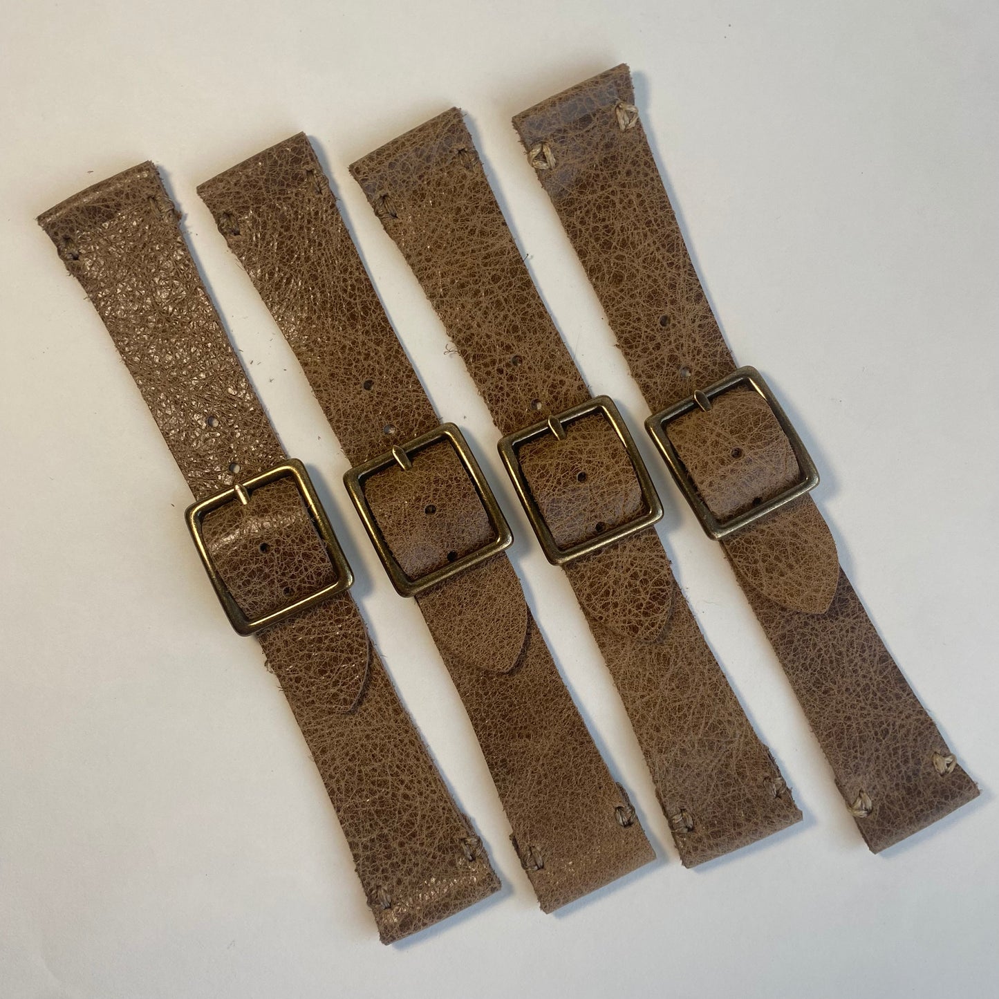 Light Brown Leather Watch Band